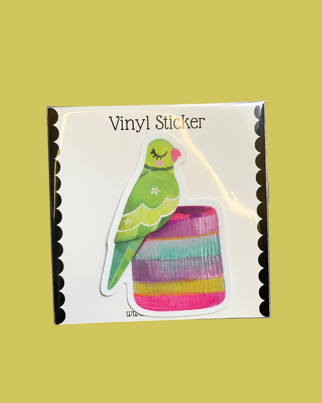 Parrot - Vinyl Sticker | 2'' x 3''