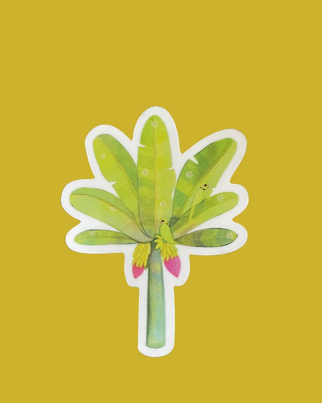 Vazhai Maram | Banana Tree- Vinyl Sticker 2.5'' x 3''