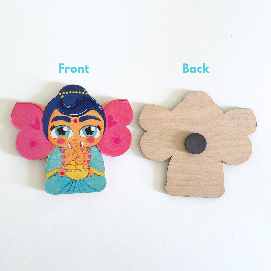 Ganesha- Birchwood Fridge Magnet