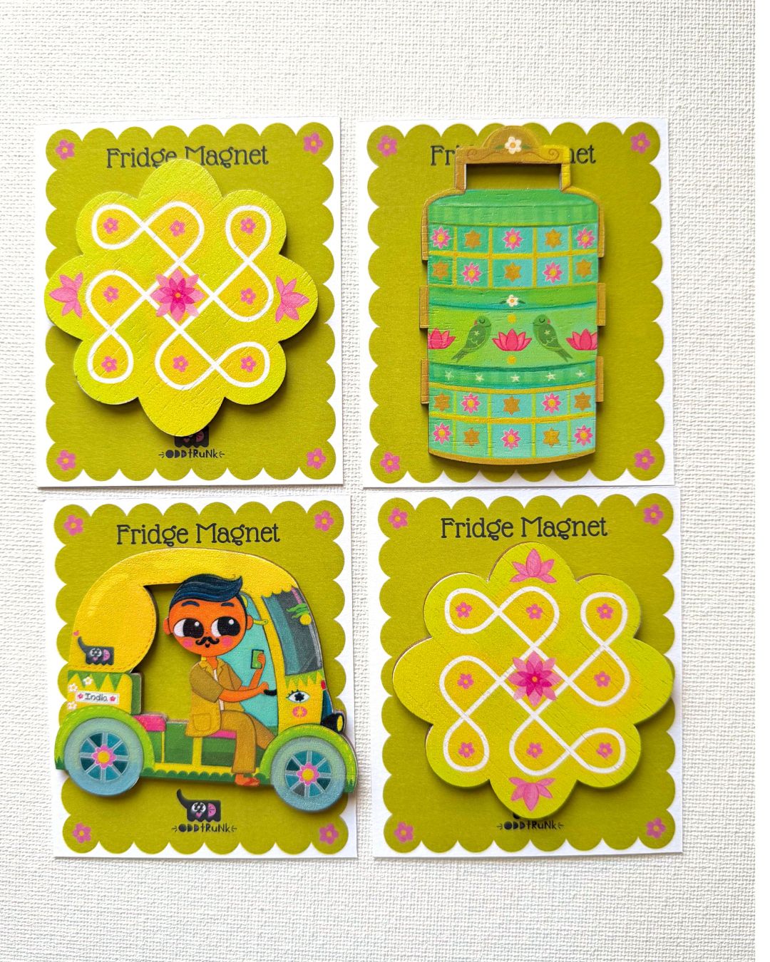 Kolam- Fridge Magnet