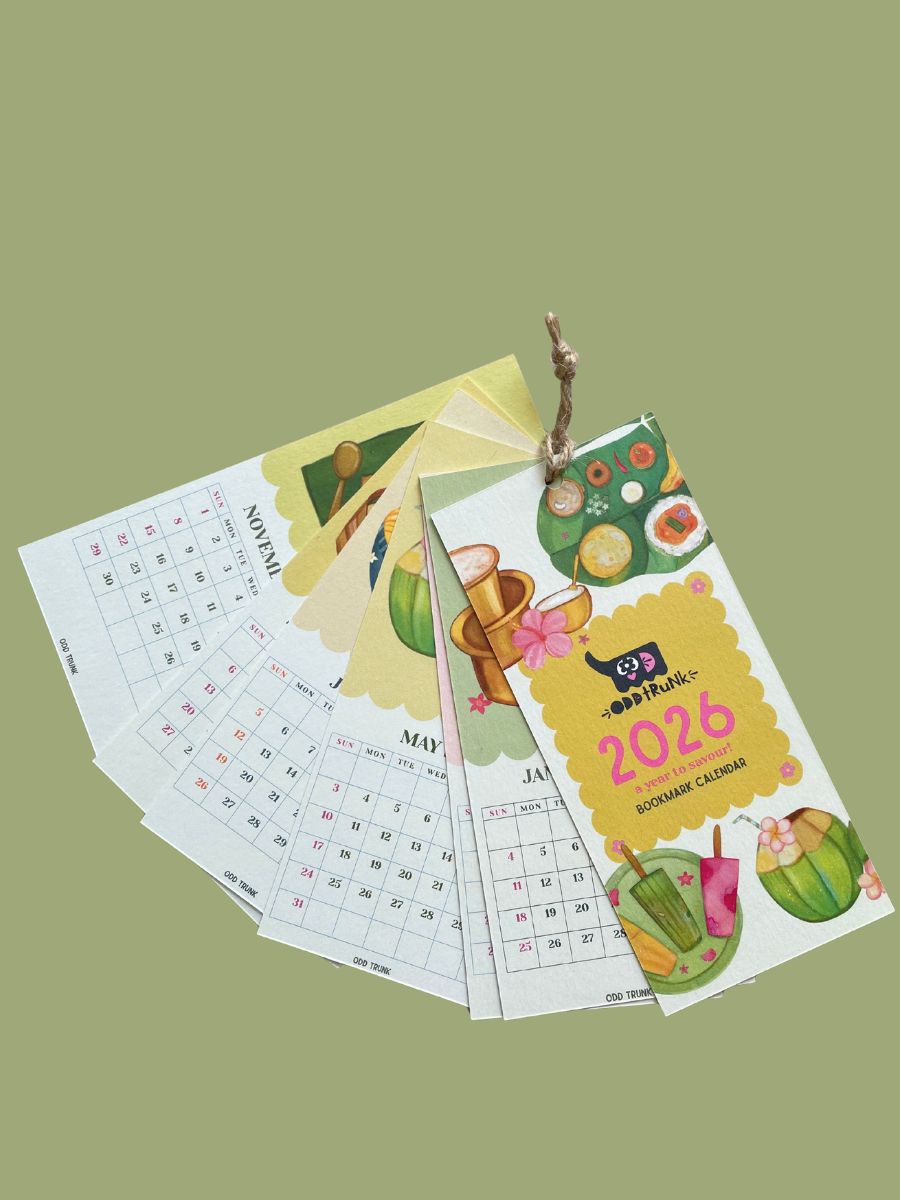 A Year To Savour! 2026 Bookmark Calendar
