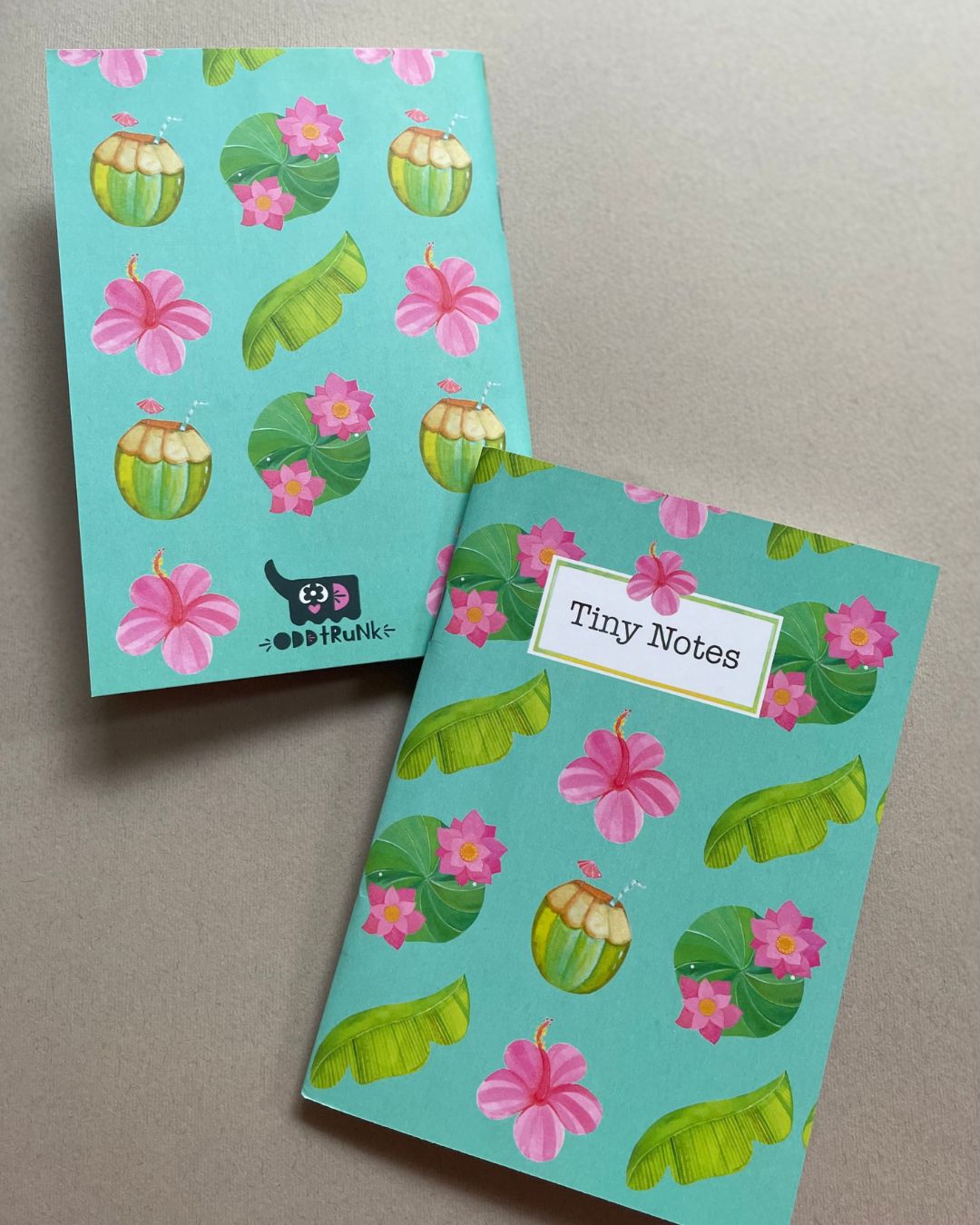Tiny Notes - Kolam & Coconut - set of 3 assorted a6 notebooks