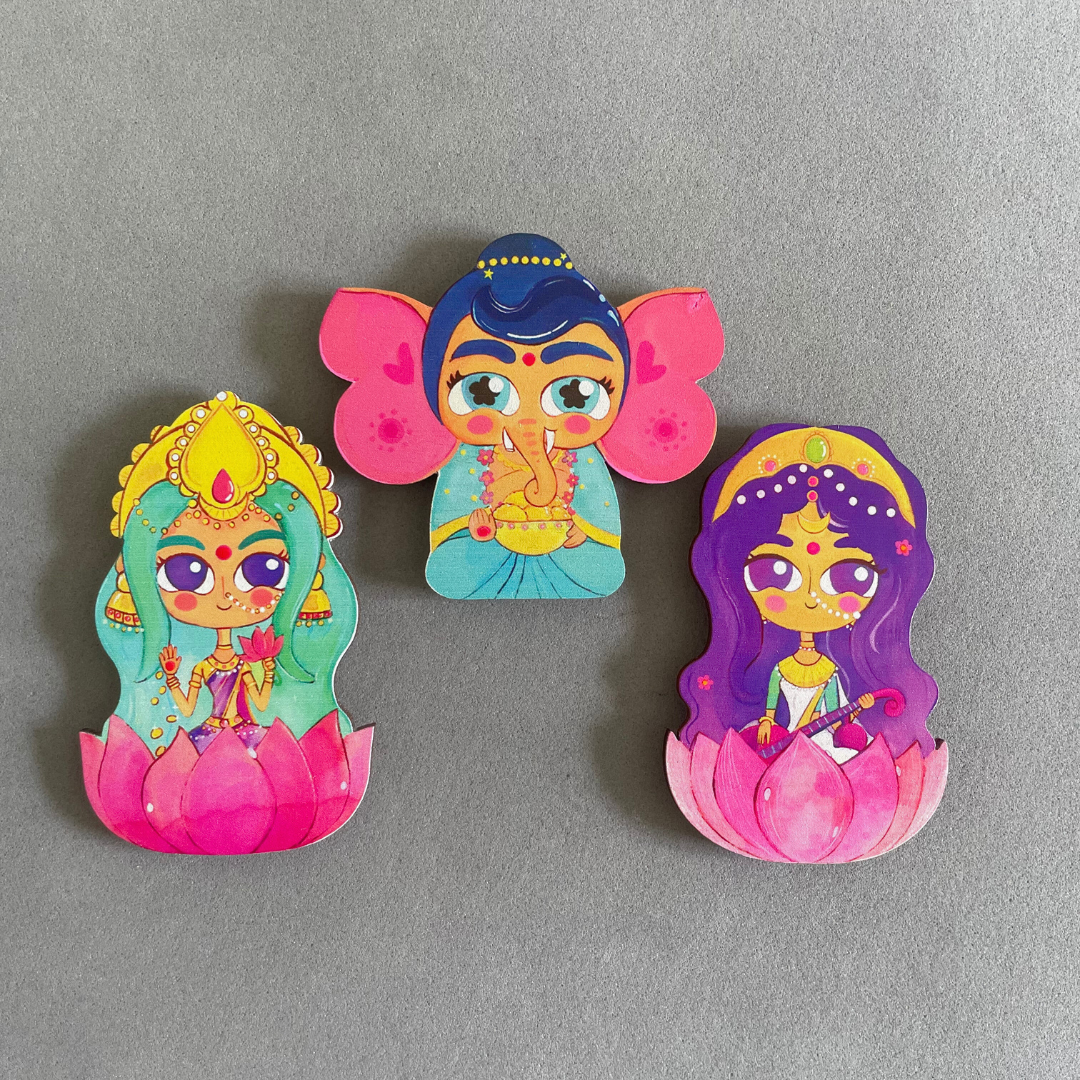 Lakshmi- Birchwood Fridge Magnet