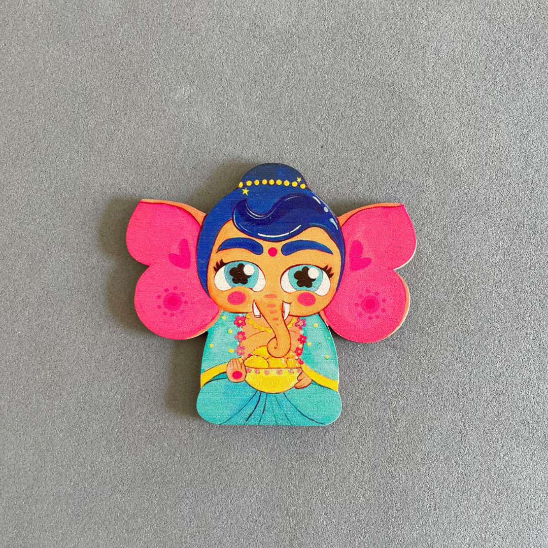 Ganesha- Birchwood Fridge Magnet