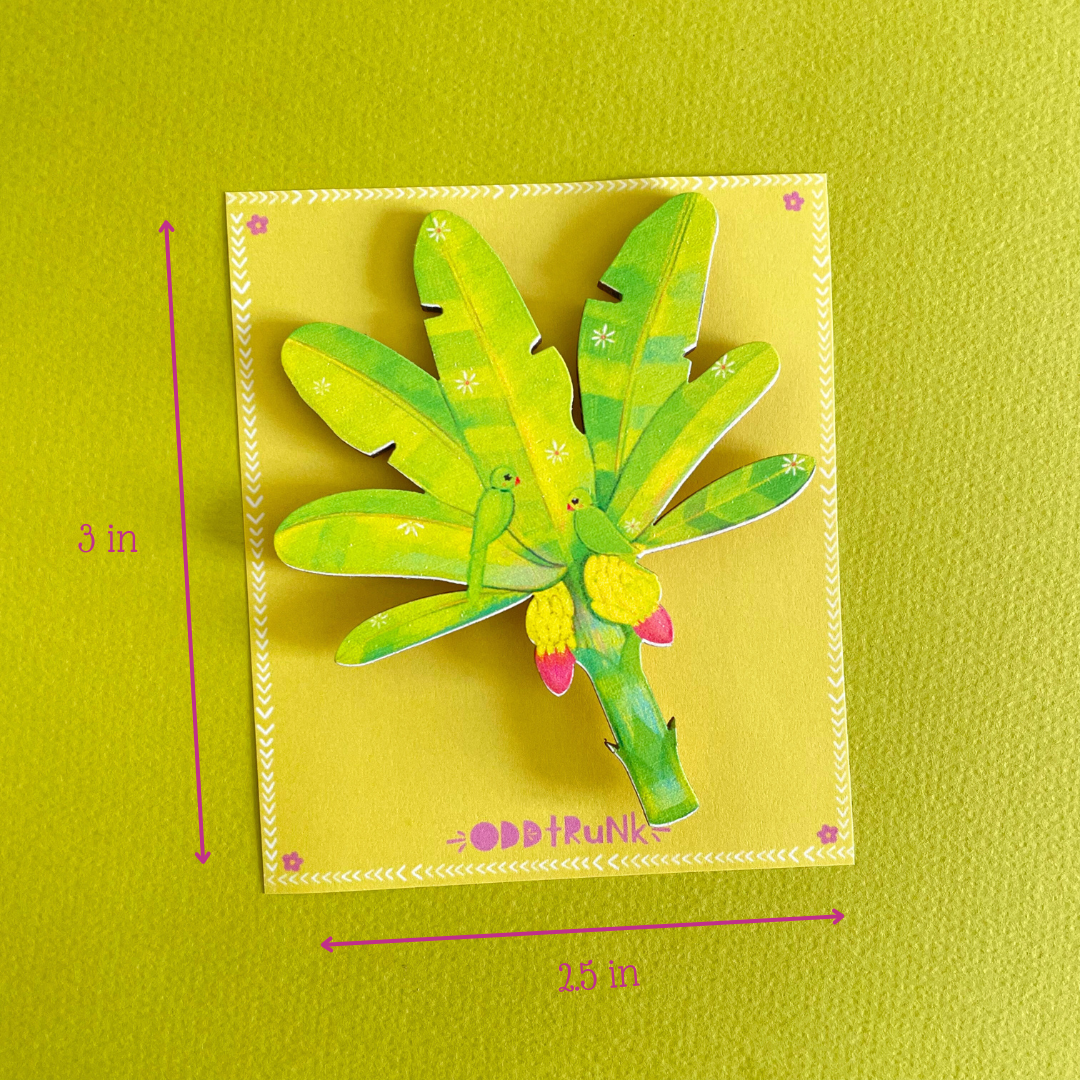 Vaazhai Maram | Banana Tree- Birchwood Fridge Magnet