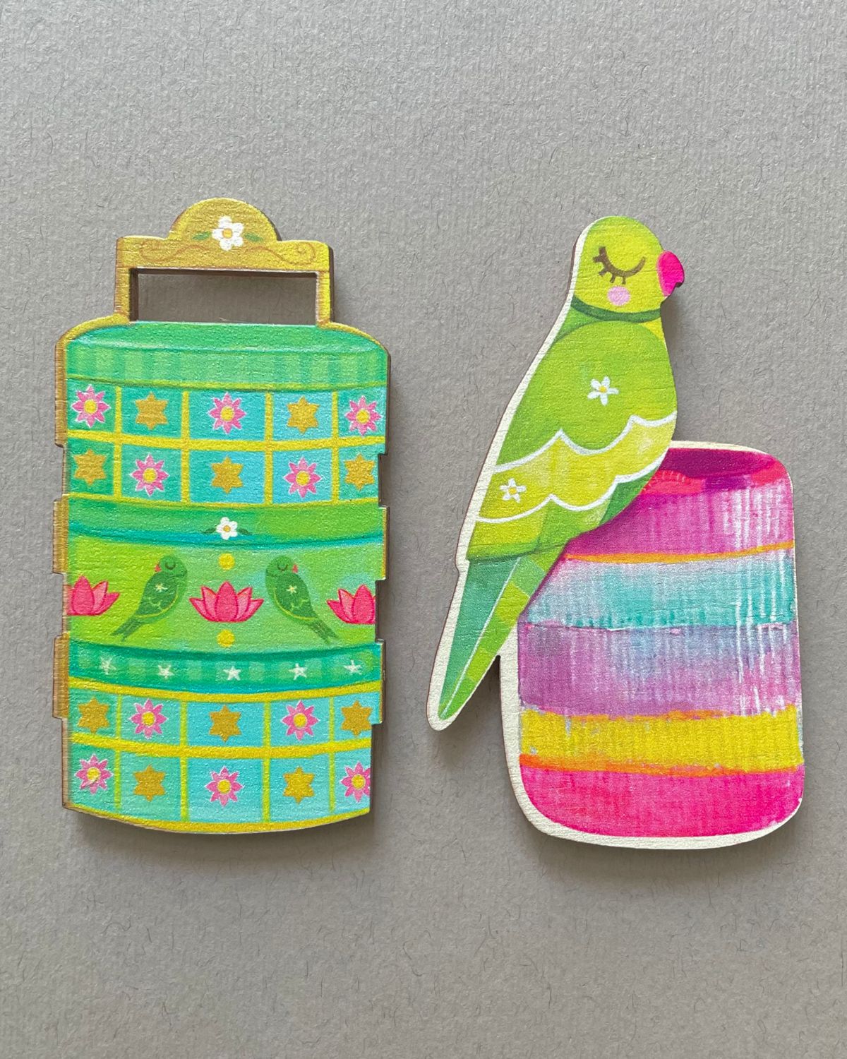 Tiffin Box- Fridge Magnet