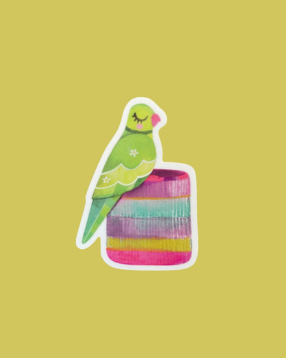 Parrot - Vinyl Sticker | 2'' x 3''
