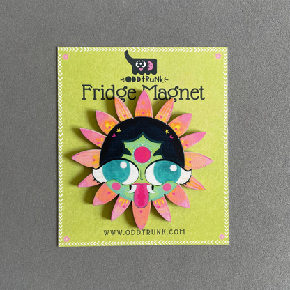 Lily | Evil Eye- Birchwood Fridge Magnet