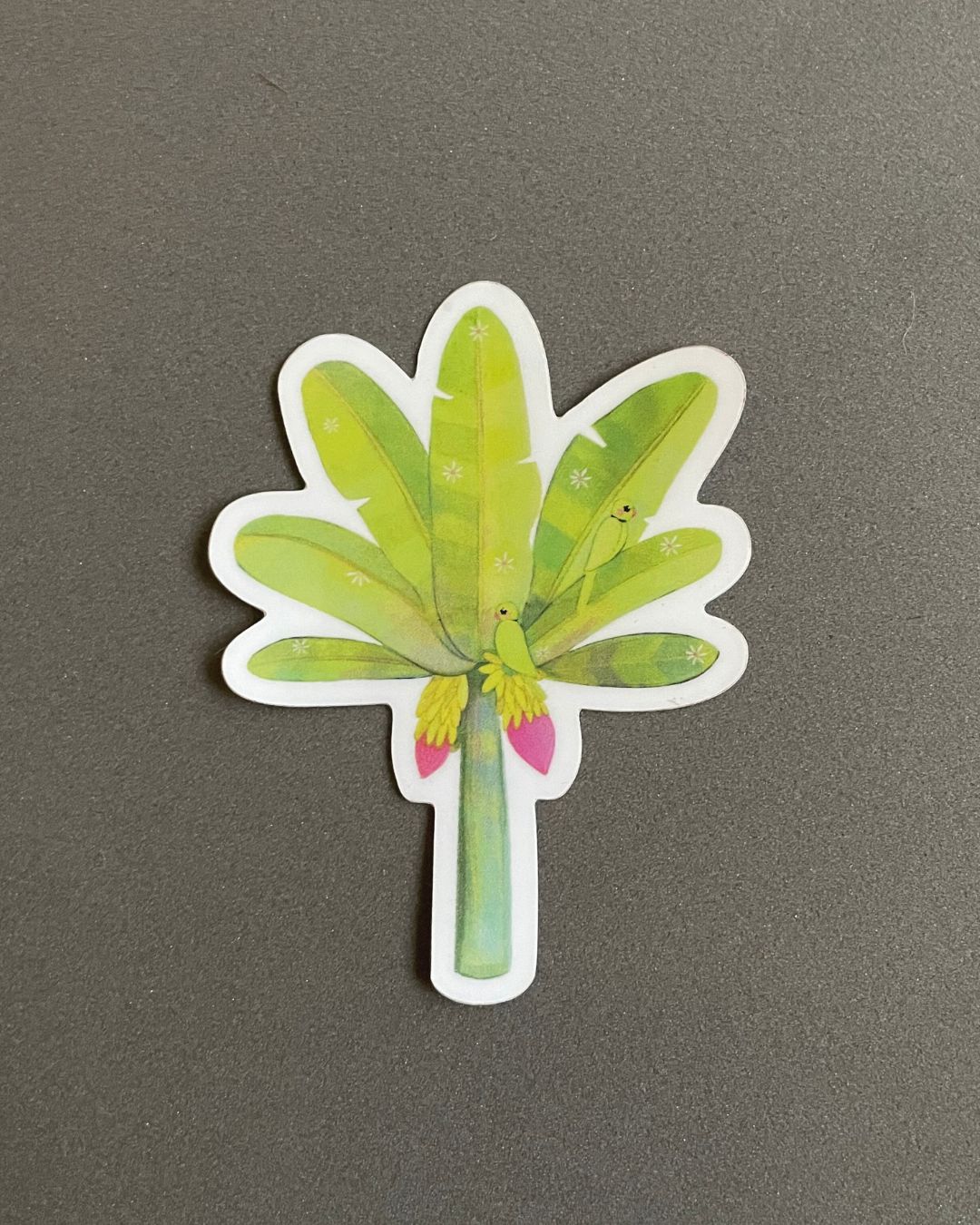 Vazhai Maram | Banana Tree- Vinyl Sticker  2.5'' x 3''
