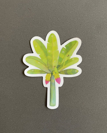 Vazhai Maram | Banana Tree- Vinyl Sticker  2.5'' x 3''