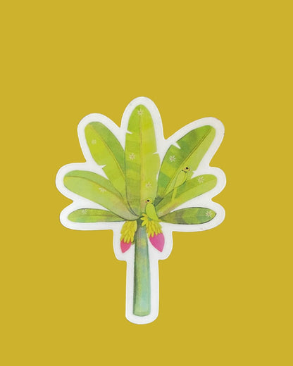 Vazhai Maram | Banana Tree- Vinyl Sticker  2.5'' x 3''