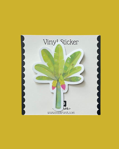Vazhai Maram | Banana Tree- Vinyl Sticker  2.5'' x 3''