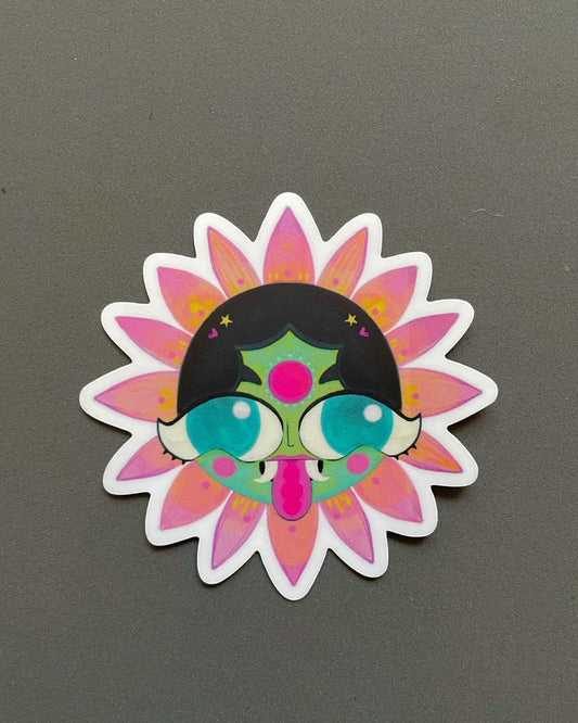 Drishti Bommai | Lily - Vinyl Sticker | 3'' x 3''