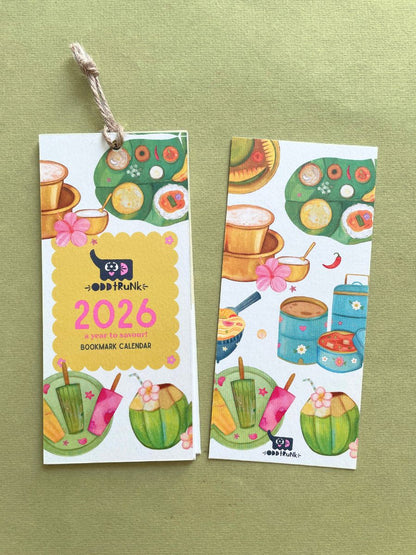 A Year To Savour! 2026 Bookmark Calendar