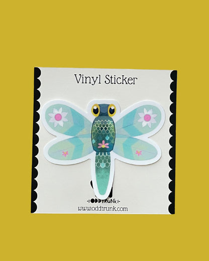 Dragonfly - Vinyl Sticker | 2'' x 3''