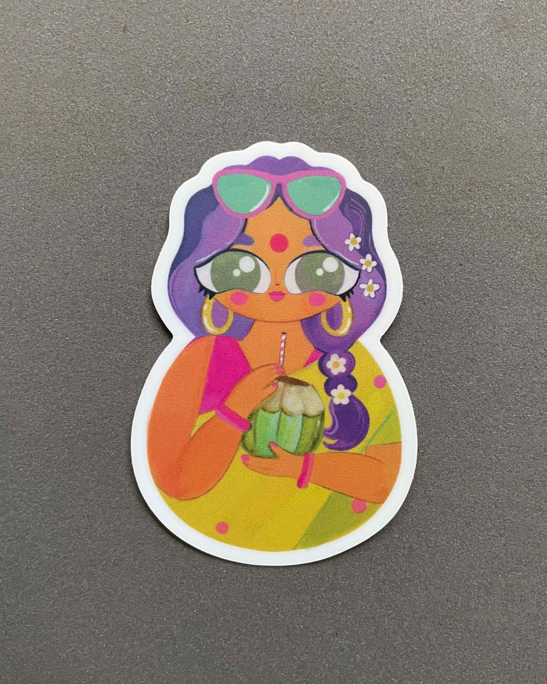 Beach Bommai - Vinyl Sticker | 2'' x 3''