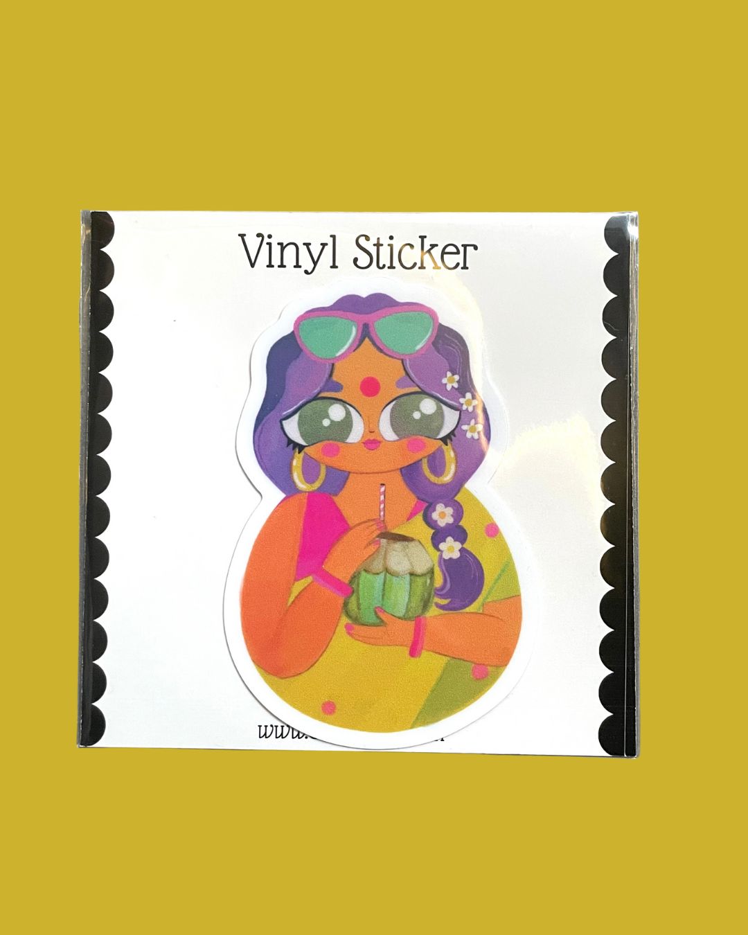 Beach Bommai - Vinyl Sticker | 2'' x 3''