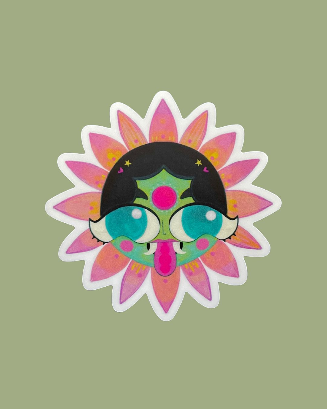 Drishti Bommai | Lily - Vinyl Sticker | 3'' x 3''