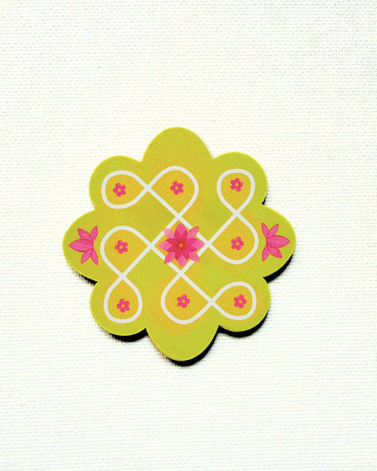 Kolam- Fridge Magnet