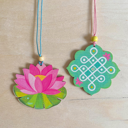 Kolam- Car Charm