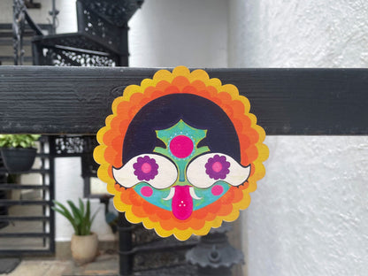 Kanakambaram- Birchwood Evil Eye Wall Plaque - 6 in