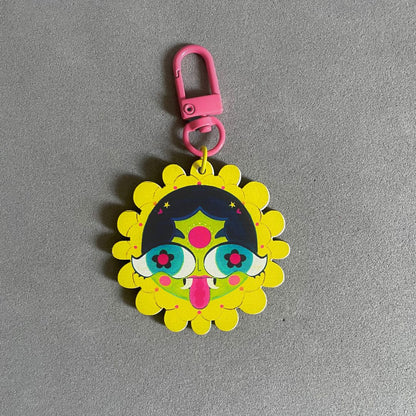Clearance Sale- Marigold | Evil Eye- Key/ Bag Charm | Single Side Print