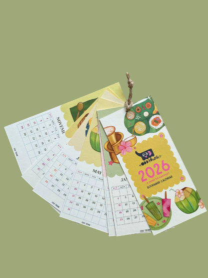 A Year To Savour! 2026 Bookmark Calendar