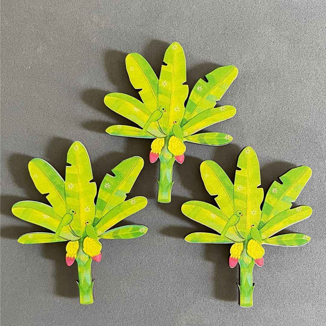 Vaazhai Maram | Banana Tree- Birchwood Fridge Magnet