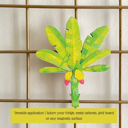 Vaazhai Maram | Banana Tree- Birchwood Fridge Magnet