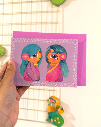 Gossip & Giggles- Greeting Card