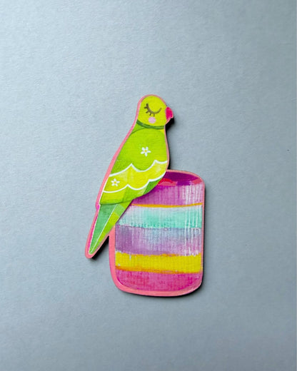 Parrot & Kottan- Fridge Magnet