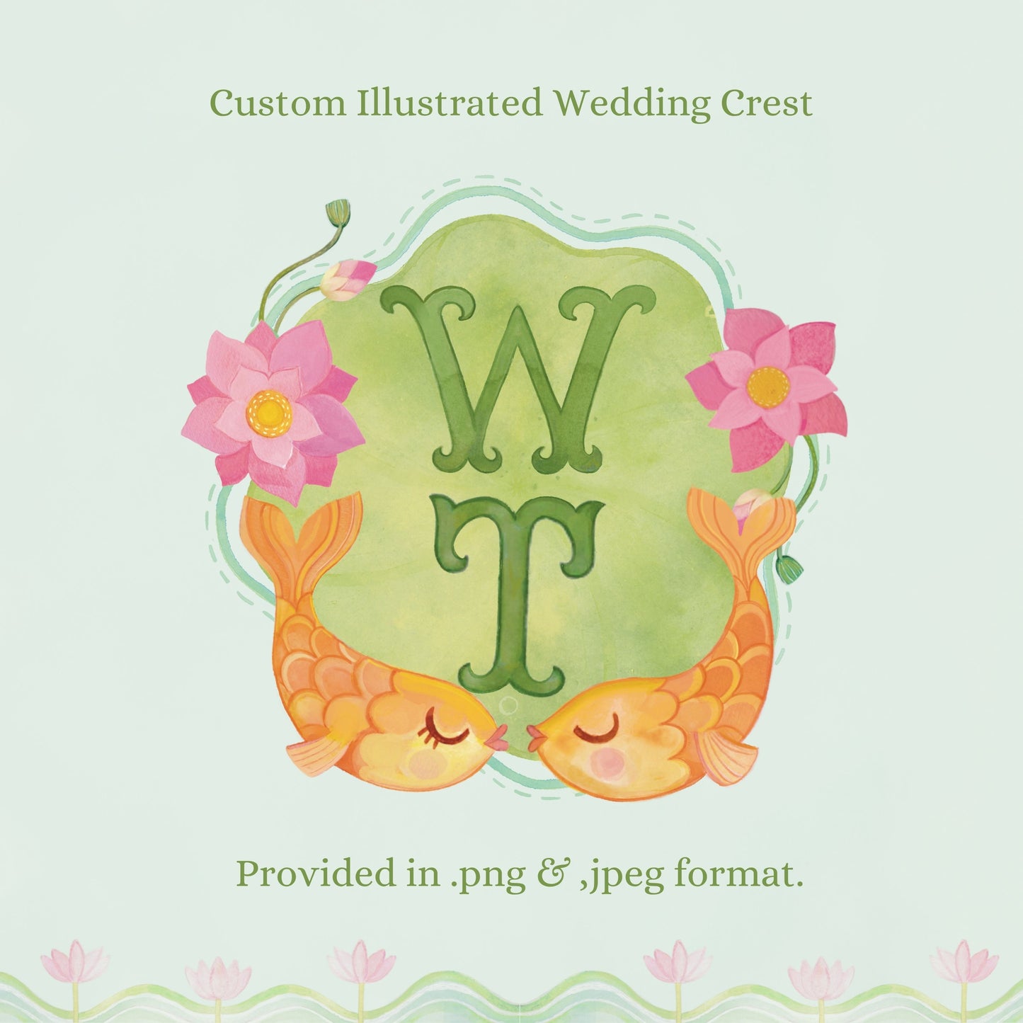 Custom Wedding Crest | Bespoke Wedding Monogram for Invitations, Stationery & Decor